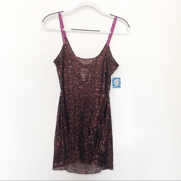 Free People Other - Free People Intimately Free Sequin Slip Dress S